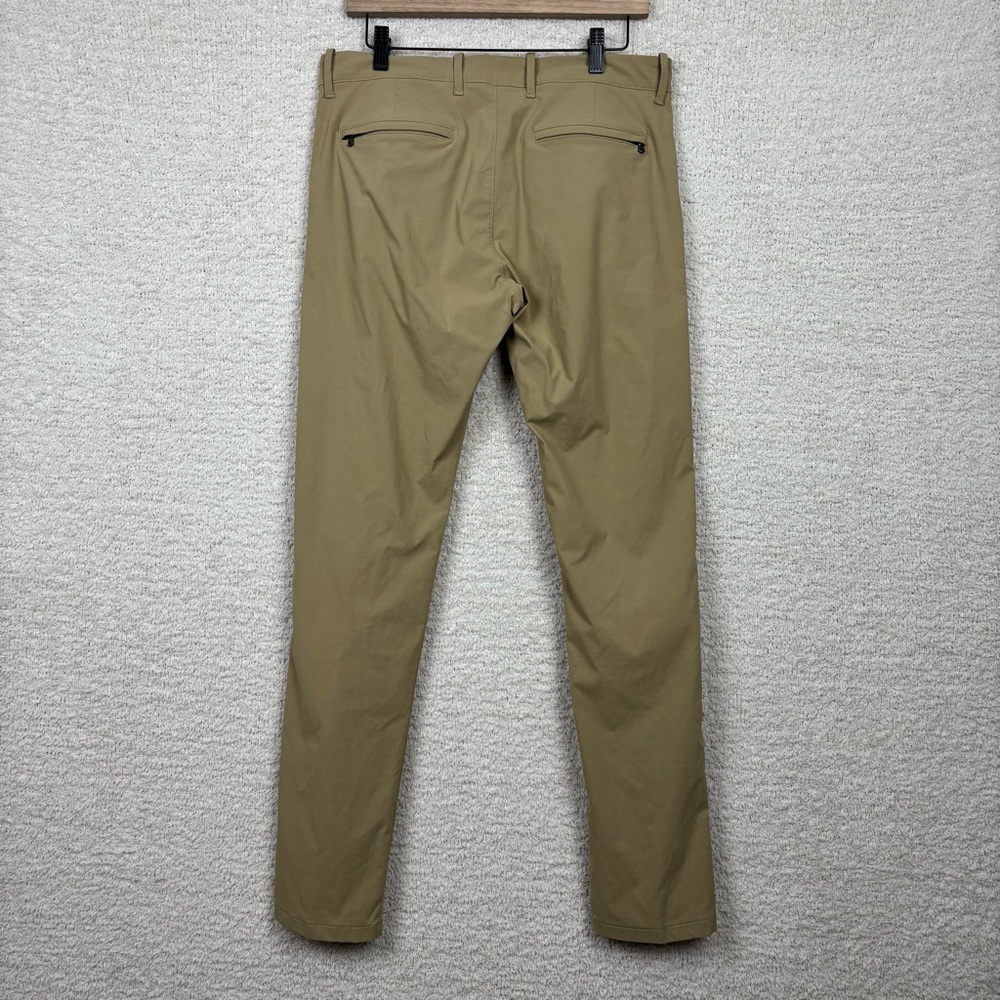 J. Crew Pants Mens 32x32 (33x31.5) Khaki Stretch Slim Flat Front Professional - Picture 4 of 15